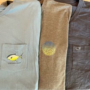 Vineyard Vines - 3 Mens Short Sleeve T-shirts - XXL